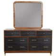 thumbnail image 5 of Alpine Furniture Belham 7 Drawer Wood Dresser in Dark Walnut (Brown), 5 of 7