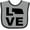 Heather and Black, variant on Inktastic Love Nebraska Boys or Girls Baby Bib