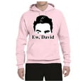 thumbnail image 2 of Wild Bobby, Funny Ew, David Meme Alexis & Moira, Pop Culture, Unisex Graphic Hoodie Sweatshirt, Light Pink, Large, 2 of 3