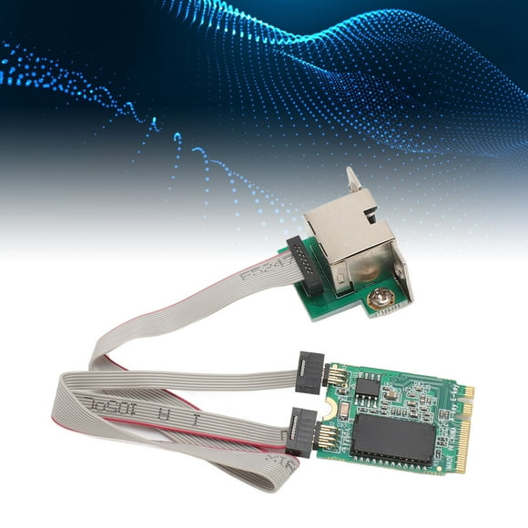 Tarjeta De Red Gigabit Ethernet, Tarjeta De Red De Puerto único Chip Compacto I210AT Puerto RJ45 Alta Velocidad 1000/100/10Mbps M.2 A+E Para Computadora
