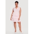 thumbnail image 2 of Women's Plus Size Heart Geometric Pointelle Button Front Vest, 2 of 4