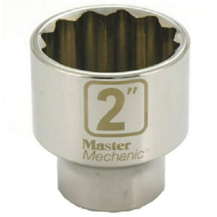 Master Mechanic 383471 3/4 In. Drive, 2 In., 12-Point Socket - Quantity 1