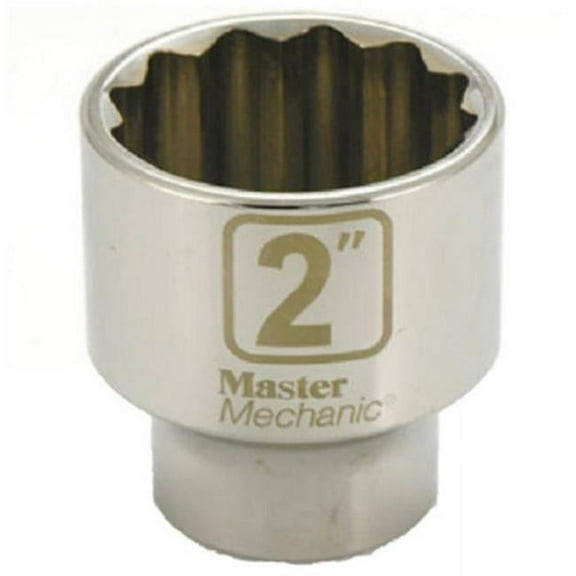 Master Mechanic 383471 3/4 In. Drive, 2 In., 12-Point Socket - Quantity 1