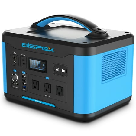

AISPEX Power Play 1000 Portable Power Station 1280Wh Backup LiFePO4 Battery 110V/1000W AC Outlet Solar Generator (Solar Panel Not Included) for Blackouts Camping Emergency Outdoors