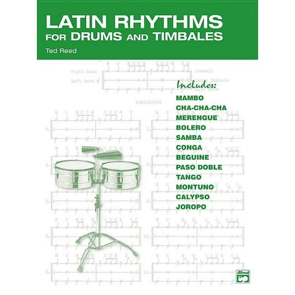Latin Rhythms for Drums and Timbales, (Paperback)