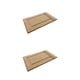 thumbnail image 3 of Alfombrilla de poliéster Inteprter para baño caqui 40*60cm 2piezas, 3 of 6