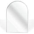 thumbnail image 5 of 24x32 Inch Silver Metal Framed Arched Bathrrom Mirror for Wall.(W2203P220257), 5 of 6