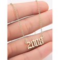thumbnail image 4 of Jewelry Stainless Steel Year Necklace Birthday Number Pendant Girlfriend Gift---Product code 57306, 4 of 4