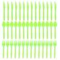 thumbnail image 2 of hengzirui Party Supplies 16 Sets of 48Pcs Plastic Cutlery Birthday Fork Spoon Set Feeding Tools, 2 of 7