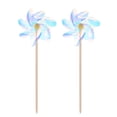 thumbnail image 1 of CIMAXIC Bright Assorted Color Pinwheels for Kids Decorative Windmill Toy and Garden Decor 2Pcs Plastic,17.72"X7.09"X6.3", 1 of 4