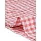 thumbnail image 5 of Top De Camisa A Cuadros Con Volantes Y Botones De Manga Corta Con Cuello Peter Pan Para Mujer Rosa XS, 5 of 6