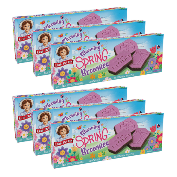 Little Debbie Blooming Spring Brownies, 6 Boxes, 30 Individually