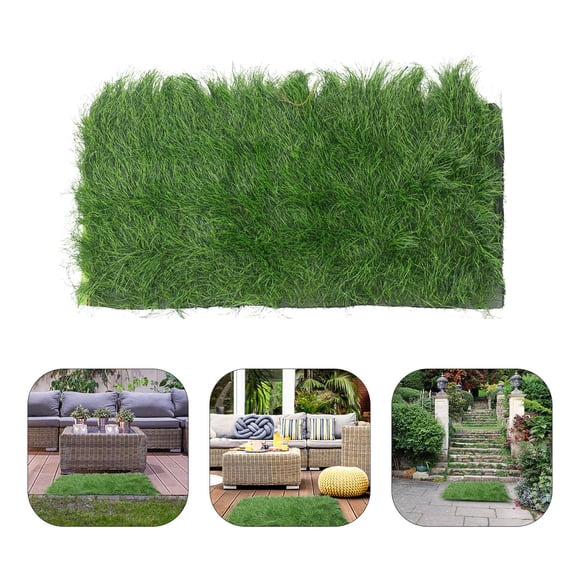 OUNONA 1Pcs Simulated Thatch Roof Faux Grass PE Non Rotting and Non Landscaping