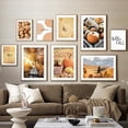 thumbnail image 4 of Cuadro sobre lienzo para pared, diseño de campo otoñal, mariposa, calabaza, carteles nórdicos abstractos e impresiones, imágenes para la decoración del hogar y la sala de estar, 4 of 5