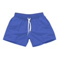 thumbnail image 3 of Bañador para hombre con bolsillos laterales, pantalones cortos de playa informales de verano de color sólido, pantalones cortos de tabla ligeros de secado rápido, traje de baño, 3 of 5