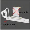 thumbnail image 5 of PCI-E Riser PC Graphics Card Universal Vertical Kickstand Base 2/3 Slots GPU Bracket Holder - RTX3060 3090 4090 RX(C), 5 of 6