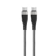 thumbnail image 2 of Universal 60w Pd Type-c To Type-c 3 Feet Super Fast Charging Data Cable With Retail Packaging - Grey, 2 of 8