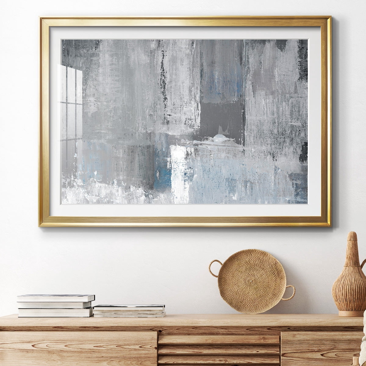 Tranquil Blues Premium Framed Print - Ready to Hang