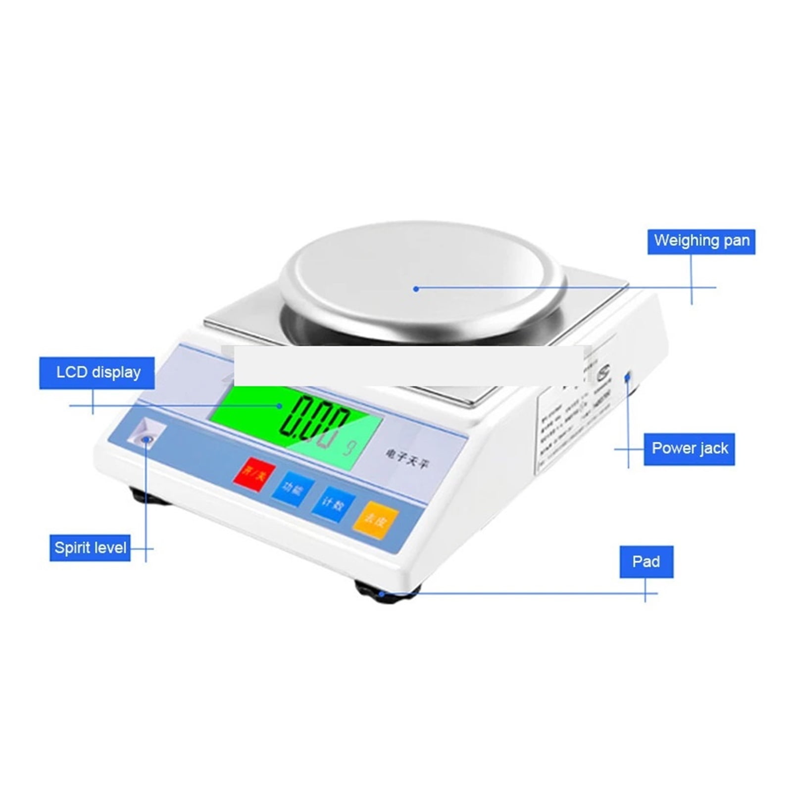 300/600/1000g Electronic Balance High Precision 0.01g Digital Electric Jewelry Gram Gold m Coin Lab Bench Balance Scale BT457B ,Simple Operation