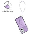 thumbnail image 3 of Allytech Galaxy A33 5G Wallet Case with Hand Wrist, Luxury PU Leather Shockproof RFID Blocking Cards Slots Stand Magnetic Closure Phone Case Cover for Samsung Galaxy A33 5G, Purple, 3 of 8