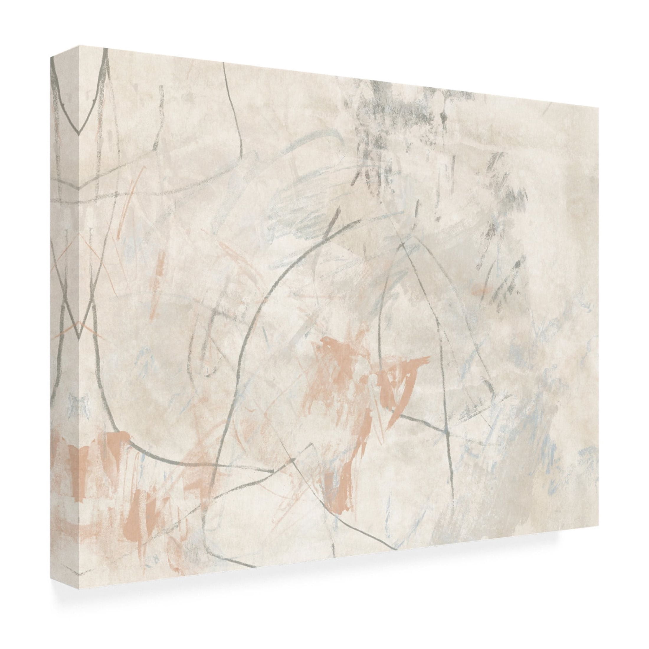 Trademark Fine Art June Erica Vess Terre Cotta Trace I Canvas Wall Art