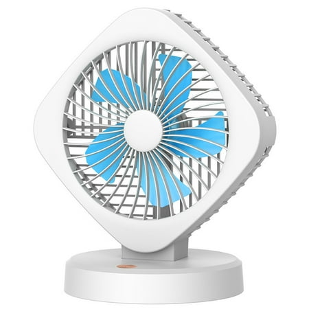 

SHENGXINY Desk Fan Small Table Fan With Strong Airflow Quiet Operation Portable Fan Speed Adjust Heads 30°Rotatable Personal Fan For Office Home Use Portable Personal