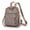 Khaki, variant on Women's Anti-Theft Backpack with Lockable Compartments Suitable for Travel, Commuting, Adjustable Shoulder Straps Zipper Closure, Heavy-Duty Nylon Bookbag for Gym