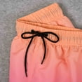 thumbnail image 5 of Mens Quick Dry Swim Trunks With Mesh Liner Breathable Bathing Suit Swim Shorts Orange Pink Gradien Size M, 5 of 7