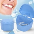 thumbnail image 4 of Denture Brush + Denture Box Case Dental Cleaning Tools Oral Care, 4 of 8