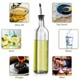 thumbnail image 2 of Botella dispensadora de aceite Leaflai Glass de 500 ml con vertedor y cepillo, 2 of 5