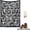 Cat Dog, variant on DIY Coloring Blanket with 24 Colors Markers, 50"x60" Soft Sherpa Throw, Giant Doodle Coloring Blanket, Creative Arts and craftsblanket for Adults, Washable (Cat Dog)