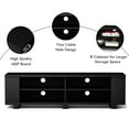 thumbnail image 5 of 59" TV Stand Wooden Entertainment Media Center Storage Console Black, 5 of 8