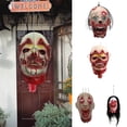 thumbnail image 4 of Autumn Clearance Props Scary Hanging Severed Head Decorations Life-Size Bloody Corpse Head, 4 of 4