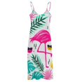thumbnail image 5 of Flamingo Pattern Sleeveless Dress for Women Clothing Female Women's Summer Skirt, 5 of 7