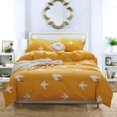 thumbnail image 4 of Juego de cama de algodón con estampado hermoso, funda de edredón con funda de almohada para el hogar (tamaño doble), 4 of 8