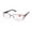 shiny light purple, variant on MADISON AVENUE MAL105 EYEGLASS FRAME/GLASSES HALF-RIM RECTANGLE LENSES SHAPE HOT