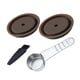 thumbnail image 1 of Discos de Cápsulas de Café de Silicona, Piezas de Repuesto, Tapas Reutilizables Recargables con Cepillo de Papel de Aluminio Juego de Cápsulas de Café Sin papel de aluminio Soledad Discos De Cápsulas De Café, 1 of 10