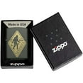 thumbnail image 6 of Zippo Sasquatch Crossing Sign Green Matte Pocket Lighter, One Size, 6 of 6