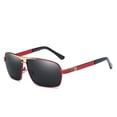 thumbnail image 5 of Gafas de sol polarizadas de moda con montura grande para hombre, gafas de conducción para conductor, gafas de sol de diseño unisex, 5 of 5