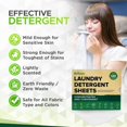thumbnail image 3 of Renuv Laundry Detergent Sheets up to 100 Loads - Eco Friendly, Sustainable, Biodegradable & Liquidless Strips, 50 Sheets, 3 of 7