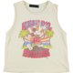 thumbnail image 5 of Junk Food - Camiseta sin mangas para mujer con texto "Keep On Smiling", color blanco roto, talla mediana, 5 of 5