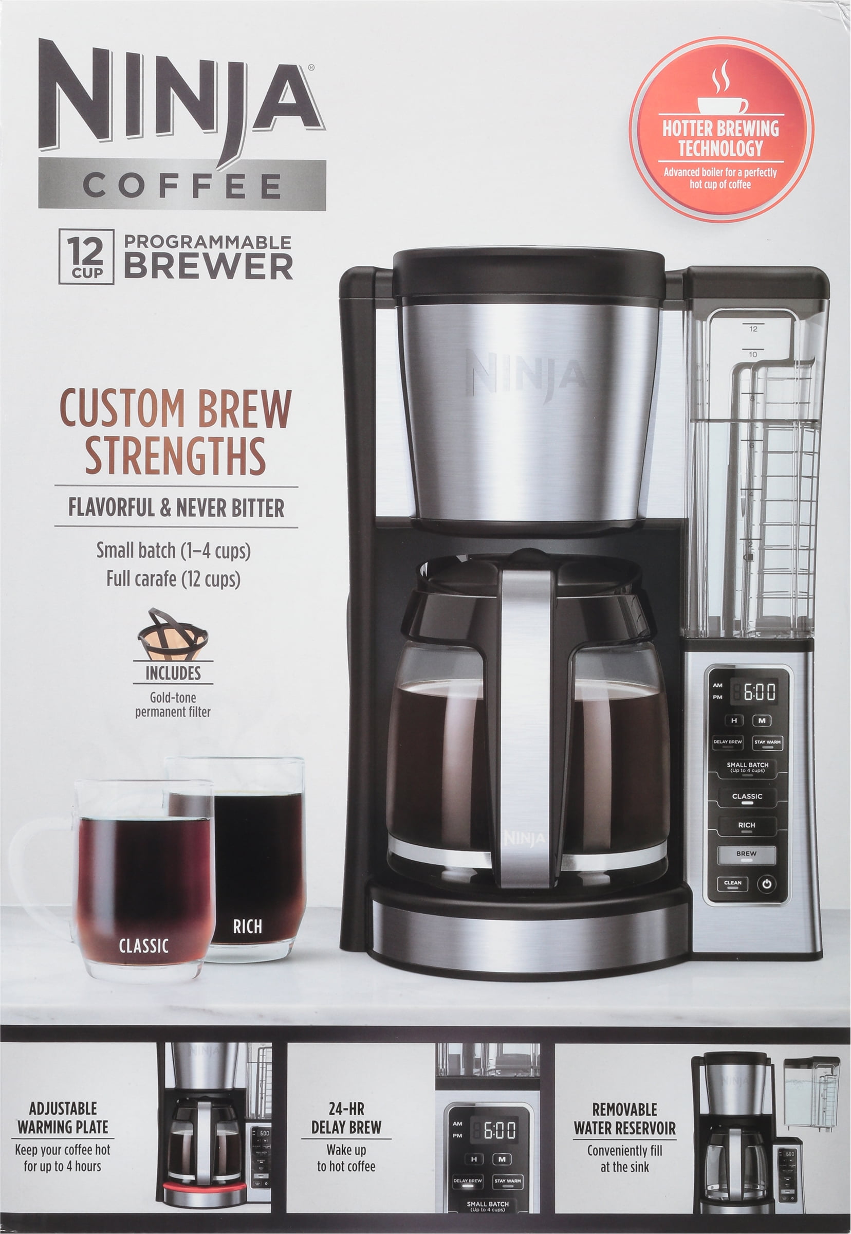 Ninja Natural 12 Cup Drip Coffee Maker 