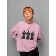 thumbnail image 2 of Black Cat Salem Witch Graphic - Women's Sweatshirt, 2 of 4