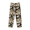 thumbnail image 6 of Uemuo Retro Hydrangeas Pattern Men's Wide Leg Palazzo Lounge Pants with Pockets Light Weight Loose Comfy Casual Pajama Pants-, 6 of 9