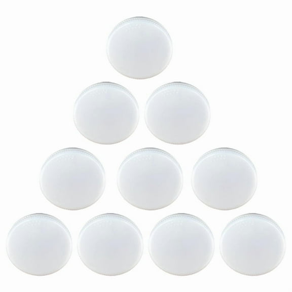 10PC LED Flush Mount Ceiling Light 9W GX53 Base Energy Efficient Easy Install for Cabinets, Ceilings, Display Cabinets A