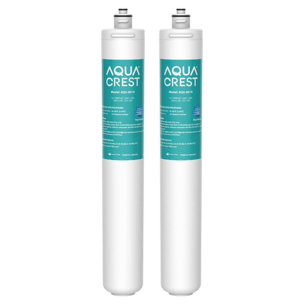 2 Pack Under Sink Water Filter, Replacement Cartridge for Everpure