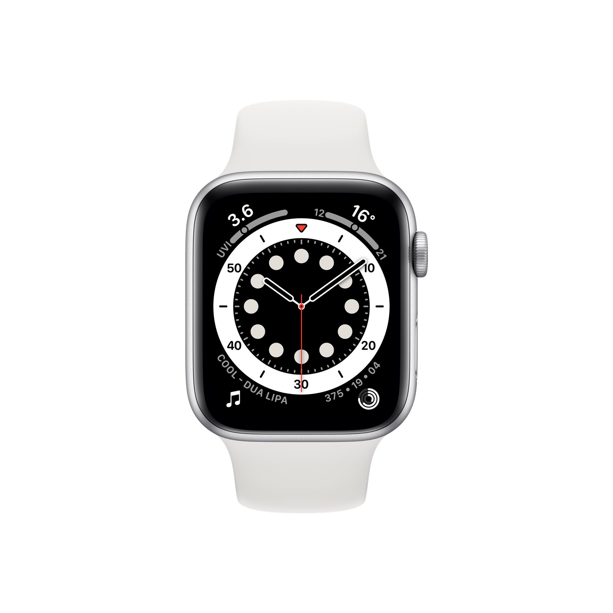 Apple Watch Series 6 (GPS + Cellular) - 40 mm - silver aluminum