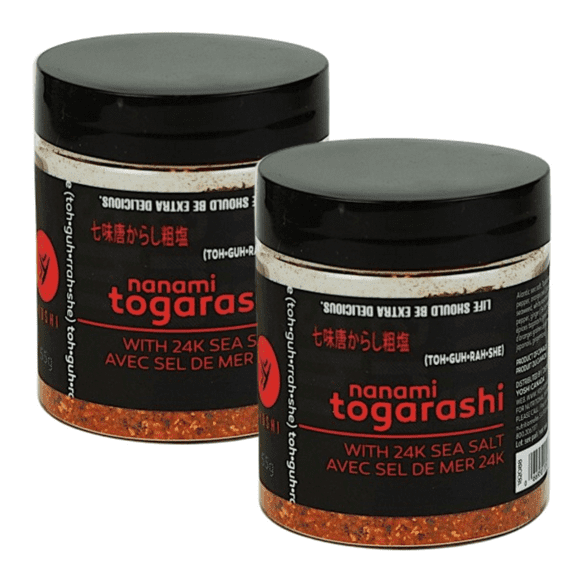 YOSHI Yuzu Nanami Togarashi – 2 x 55g (1.94 oz) | Japanese 7-Spice Chili Blend with Yuzu Citrus for Noodles, Vegetables, and Seafood