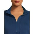 thumbnail image 4 of Terra & Sky Women's Plus Size Quarter-Zip Sweatshirt, 4 of 5