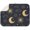 Cameosa-173, variant on Celestial Eclipse Coffee Mat Goth Moon Star Microfiber Draining Pad Dark Artistic Style Dish Drying Rack Pad Reversible Spill Mat for Kitchen